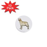 Labrador Retriever 1  Mini Button (10 pack) 