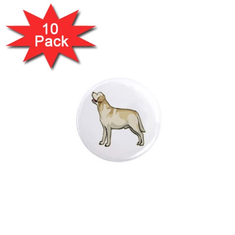 Labrador Retriever 1  Mini Magnet (10 pack)  from ArtsNow.com Front