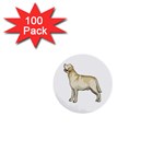 Labrador Retriever 1  Mini Button (100 pack) 