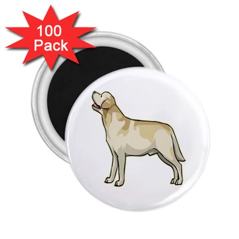 Labrador Retriever 2.25  Magnet (100 pack)  from ArtsNow.com Front