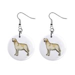 Labrador Retriever 1  Button Earrings