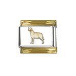 Labrador Retriever Gold Trim Italian Charm (9mm)