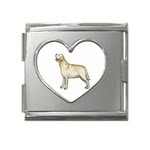 Labrador Retriever Mega Link Heart Italian Charm (18mm)