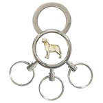 Labrador Retriever 3-Ring Key Chain