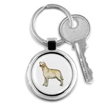 Labrador Retriever Key Chain (Round)