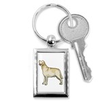 Labrador Retriever Key Chain (Rectangle)