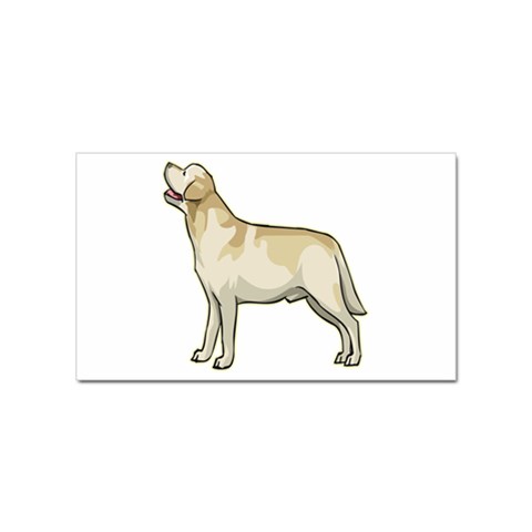 Labrador Retriever Sticker (Rectangular) from ArtsNow.com Front