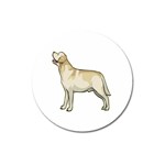 Labrador Retriever Magnet 3  (Round)