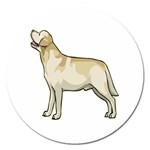 Labrador Retriever Magnet 5  (Round)