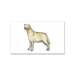 Labrador Retriever Sticker Rectangular (10 pack)