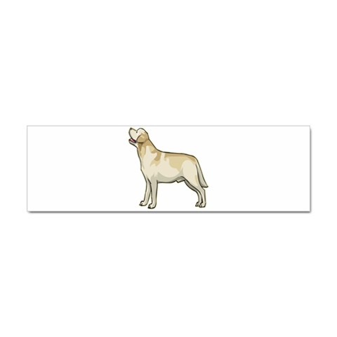 Labrador Retriever Sticker Bumper (10 pack) from ArtsNow.com Front