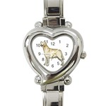 Labrador Retriever Heart Italian Charm Watch