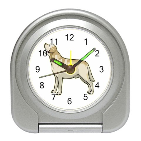 Labrador Retriever Travel Alarm Clock from ArtsNow.com Front