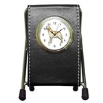 Labrador Retriever Pen Holder Desk Clock