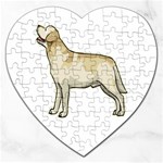 Labrador Retriever Jigsaw Puzzle (Heart)