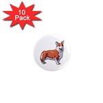 Pembroke Welsh Corgi 1  Mini Magnet (10 pack) 