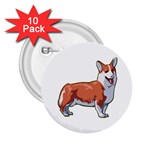 Pembroke Welsh Corgi 2.25  Button (10 pack)