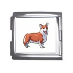 Pembroke Welsh Corgi Mega Link Italian Charm (18mm)