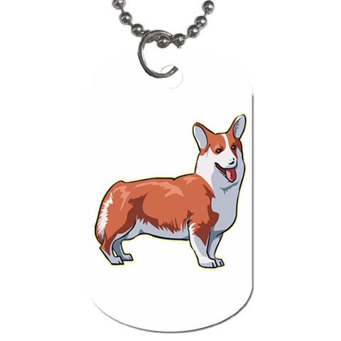 Pembroke Welsh Corgi Dog Tag (Two Sides) from ArtsNow.com Front