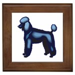 Poodle Framed Tile