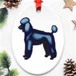 Poodle Ornament (Oval)