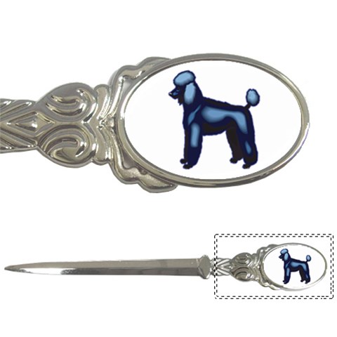 Poodle Letter Opener from ArtsNow.com Front