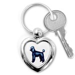 Poodle Key Chain (Heart)