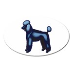 Poodle Magnet (Oval)