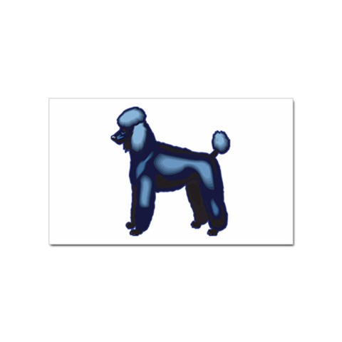 Poodle Sticker Rectangular (100 pack) from ArtsNow.com Front