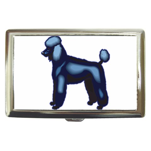 Poodle Cigarette Money Case from ArtsNow.com Front