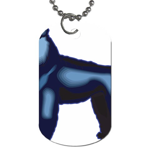 Poodle Dog Tag (Two Sides) from ArtsNow.com Back