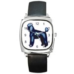 Poodle Square Metal Watch