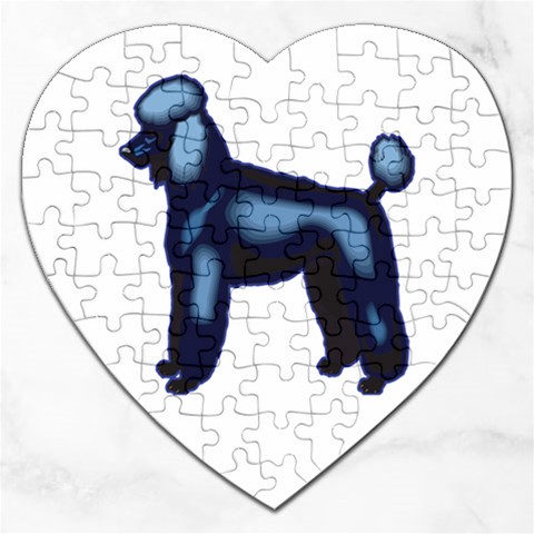 Poodle Jigsaw Puzzle (Heart) from ArtsNow.com Front