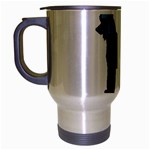 Poodle Travel Mug (Silver Gray)