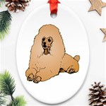 Poodle Ornament (Oval)