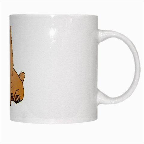 Poodle White Mug from ArtsNow.com Right