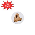 Poodle 1  Mini Button (10 pack) 