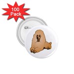 Poodle 1.75  Button (100 pack) 