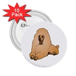 Poodle 2.25  Button (10 pack)