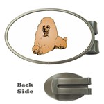 Poodle Money Clip (Oval)