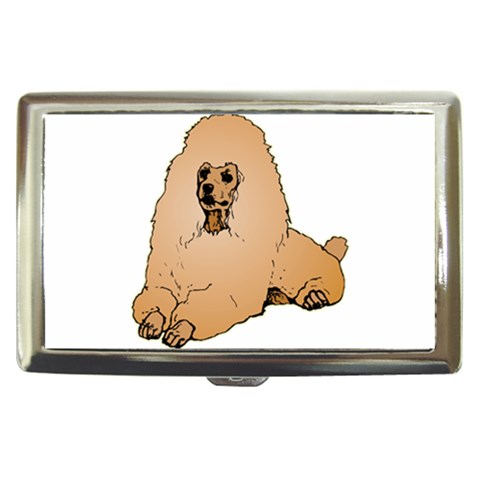 Poodle Cigarette Money Case from ArtsNow.com Front