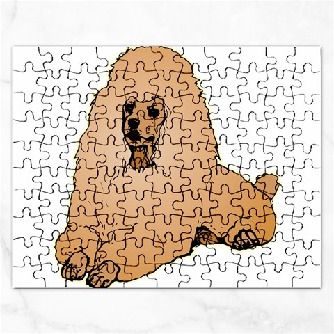 Poodle Jigsaw Puzzle (Rectangular) from ArtsNow.com Front