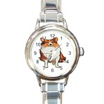 Shetland Sheepdog Round Italian Charm Watch