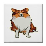 Shetland Sheepdog Tile Coaster