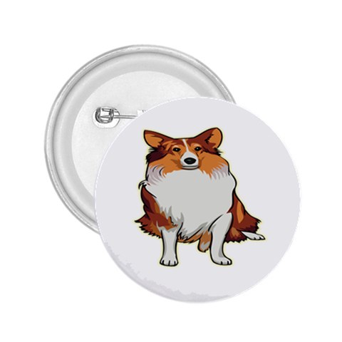 Shetland Sheepdog 2.25  Button from ArtsNow.com Front