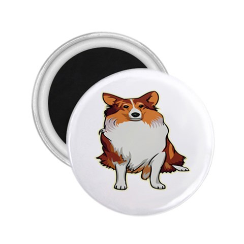 Shetland Sheepdog 2.25  Magnet from ArtsNow.com Front