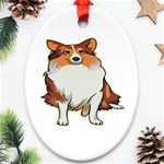 Shetland Sheepdog Ornament (Oval)