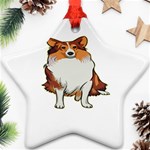 Shetland Sheepdog Ornament (Star)