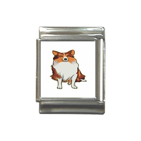 Shetland Sheepdog Italian Charm (13mm) from ArtsNow.com Front