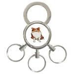 Shetland Sheepdog 3-Ring Key Chain